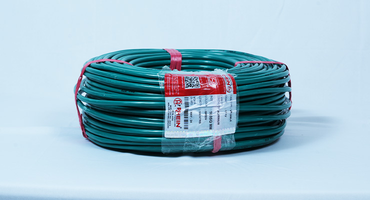 Aluminium Earthing Down Solar Conductor Green Cable